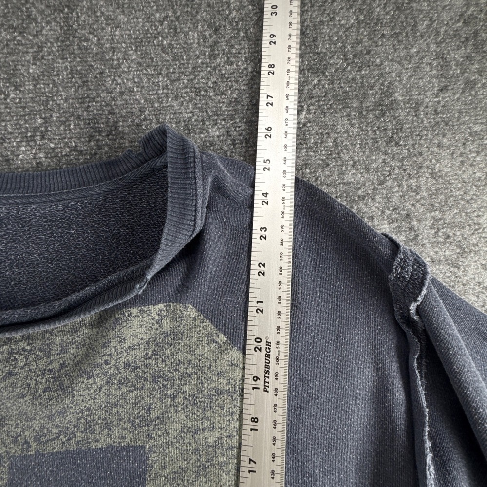 We The Free Free People Oversized 13 Graphic Sweatshirt Charcoal Grey Large - Picture 5 of 7